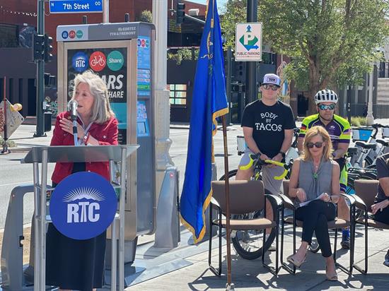 Congresswoman Titus Speaks at Bike Month Celebration Event